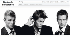 Desktop Screenshot of bigapplebarbershop.com